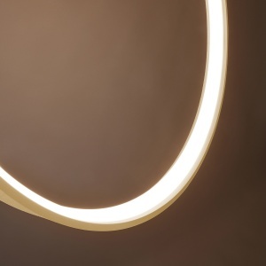 Lustra suspendata LED Rio Auriu 3000K 78x16x150 cm - Img 6