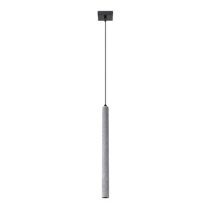 Lustra suspendata Pastelo din beton Gri 3.5x3.5x120 cm
