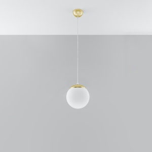 Lustra suspendata Ugo Auriu 20x20x110 cm - Img 2