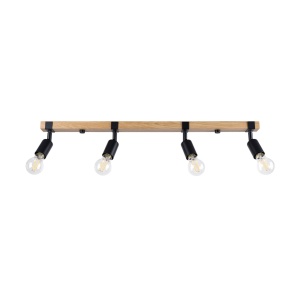 Lustra Zuca Negru 89x15x14 cm