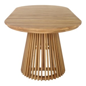 Masa dining Berja, Natural, 200x100x75 cm