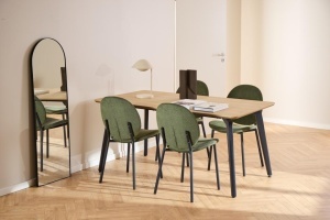 Masa dining Cadiz, Natural, 75x160x90 cm - Img 6
