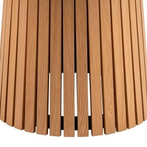 Masa dining Christo, Natural, 75x120x120 cm - Img 4