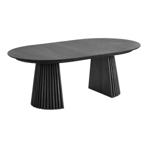 Masa dining Osaka, Negru, 200x120x75 cm