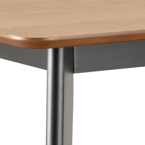 Masa tip bar Roxby, Natural, 105x120x60 cm - Img 6