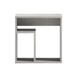 Masuta auxiliara, Doublo, Gri, 35x40x40 cm - Img 5