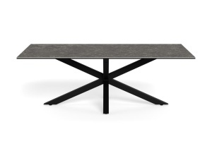 Masuta de cafea Heaven, Negru, 46x130x70 cm - Img 3