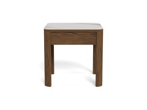 Masuta laterala Southampton, Bej, 45x45x45 cm - Img 4
