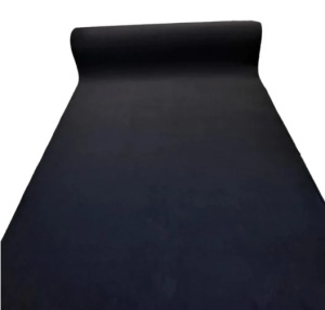 Mocheta evenimente Traversa, Plat, Negru, 100x1500 cm, Delta
