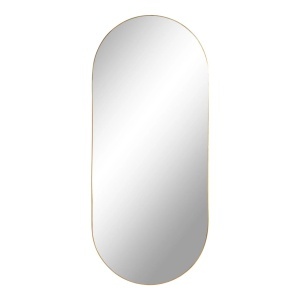 Oglinda de perete Jersey, Auriu, 35x80x0.5 cm - Img 2