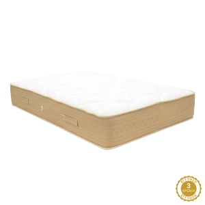 Saltea cu arcuri bonnel cu doua fete, Sleepy, Alb, 200x160x27 cm