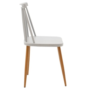 Scaun, Aurora, Gri, 49.5x42x77 cm - Img 3