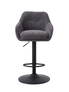 Scaun bar AVOLA SELECT, Grafit, 53x96-110x51 cm - Img 4