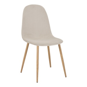 Scaun Bella, Bej/Natural, 44x55x85 cm