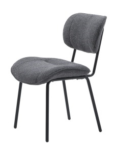 Scaun BUFFALO, Gri inchis, 65x83x50 cm
