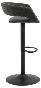 Scaun de bar Grace, Gri, 101x54.5x48.5 cm - Img 5