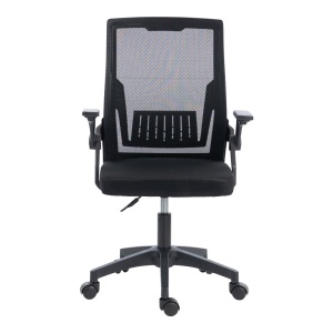 Scaun de birou, Penza, Negru, 58x48x102 cm - Img 5