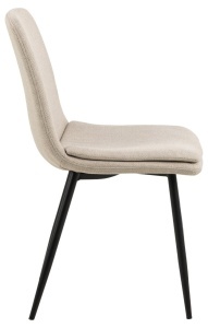 Scaun dining Becca, Bej, 85.5x46x55 cm - Img 5