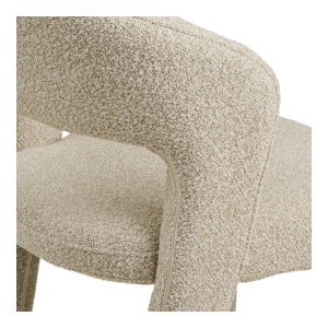 Scaun dining Belmont, Nisip, 61x57x79 cm - Img 3