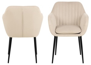 Scaun dining Emilia V1, Maro, 83x57x61 cm - Img 3
