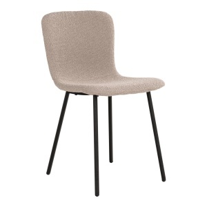 Scaun dining Halden, Bej, 52.5x44.5x76.5 cm - Img 5