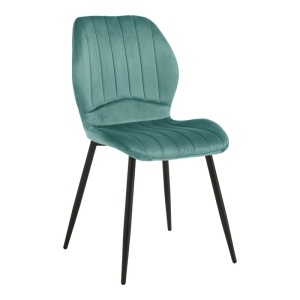 Scaun dining Jelour, Petrol, 54.5x55x84.5 cm