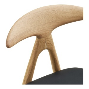 Scaun dining Lanuza, Natural, 51x48x77 cm - Img 3