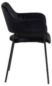 Scaun dining Lima, Negru, 82x54x55 cm - Img 5