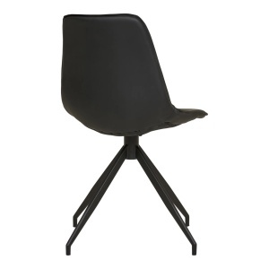 Scaun dining Monaco, Negru, 56x48x86 cm - Img 2