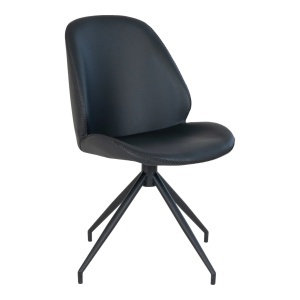 Scaun dining Monte Carlo, Negru, 60x50x88 cm - Img 5