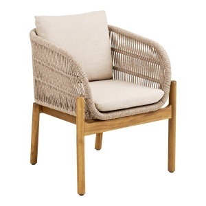 Scaun dining Terracina, Maro, 67x64x77 cm - Img 5