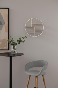 Scaun inalt Grace, Gri, 88.5x55x46 cm