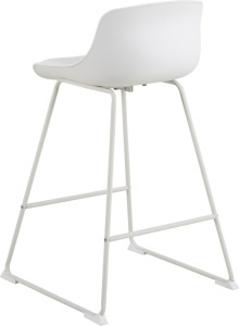 Scaun inalt Tina, Alb, 84x50x49 cm - Img 4
