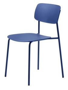 Scaun KIRKLAND, Albastru cobalt, 51x79x44 cm