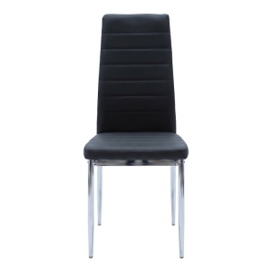 Scaun Parker, Negru/Argintiu, 41x48x96 cm - Img 5