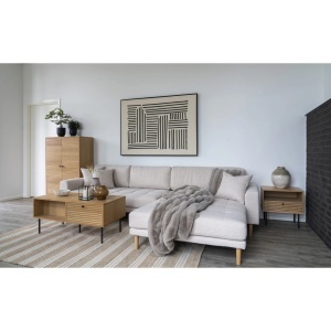 Tablou pe panza Lipari, Negru, 3x100x140 cm