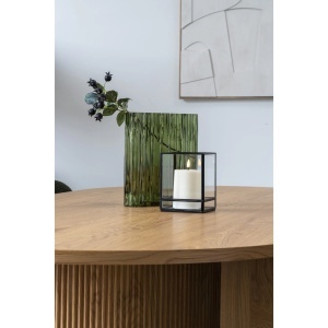 Vaza decorativa, Verde, 12x21.5x26.5 cm - Img 2