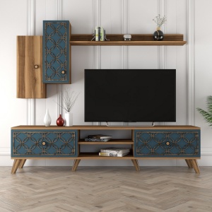 Έπιπλο TV Class S-Walnut, Chalcedony