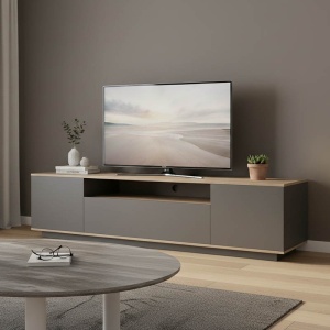 Έπιπλο TV Winey Ανθρακί 180x44.5x44.5 cm