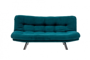Αναδιπλούμενος καναπές 3 θέσεων Misa Small Sofabed Πετρόλ Πράσινο - Img 3