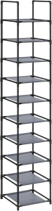 Αρθρωτή παπουτσοθήκη Γκρι Songmics 33x33x173 cm