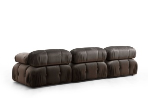 Αρθρωτός καναπές Bubble Γκρι 95x95x75 cm - Img 2