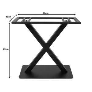 Βάση για επιφάνεια τραπεζιού Wolver Pako World Μαύρο 80x40x72 cm - Img 2
