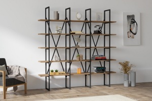 Βιβλιοθήκη Beylerbe, Walnut-Μαύρο