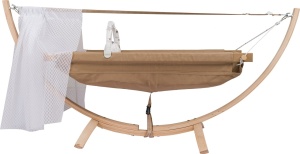 Βρεφική Αιώρα Fethiye Χρυσό 135x56 cm - Img 5
