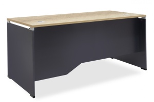 Γραφείο Lotus Oak, Ανθρακί 180x80x75 cm