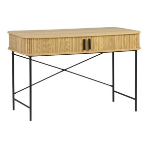 Γραφείο Scandi, Pako World, MDF/Μέταλλο, Φυσικό, 120x60x76 cm