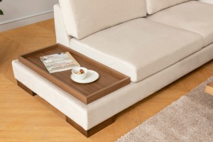 Γωνιακός Καναπές Tulip Beige - Img 4