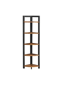 Γωνιακό ράφι, Vasagle, LLS803B01, Rustic Καφέ, 30 x 30 x 150 cm