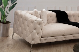 Δεξιός Γωνιακός Καναπές Como Εκρού 310x70x270 cm - Img 2